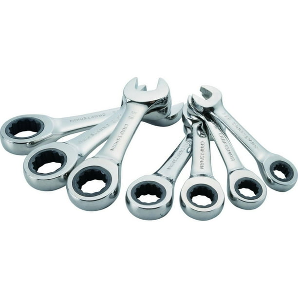 641756 Powerbuilt 5/8 Stubby Ratchet Combination Wrench SAE 641756 Powerbuilt 5/8 Stubby Ratchet Combination Wrench SAE